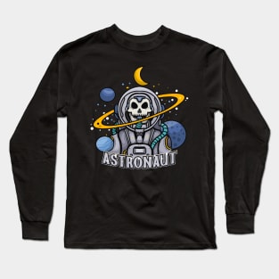 Astronaut skull Long Sleeve T-Shirt